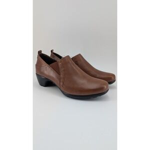 Romika Slip-On Shoes Womens Size 6.5 Brown Leather Low Heel Comfort New 45213